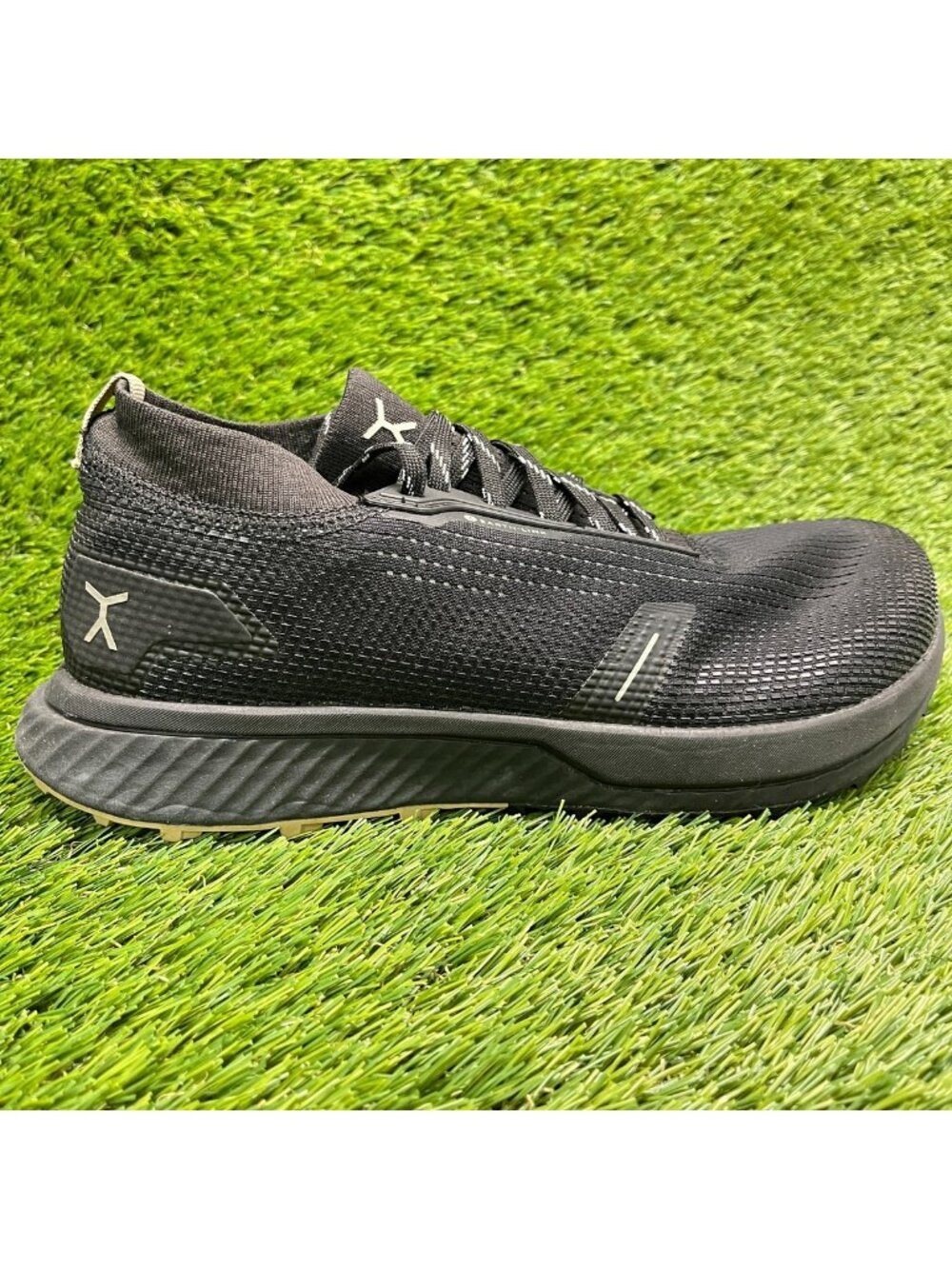 Flux Footwear Adapt Trail Runner Black Mens Size 9 Athletic Knit Shoes Sneakers